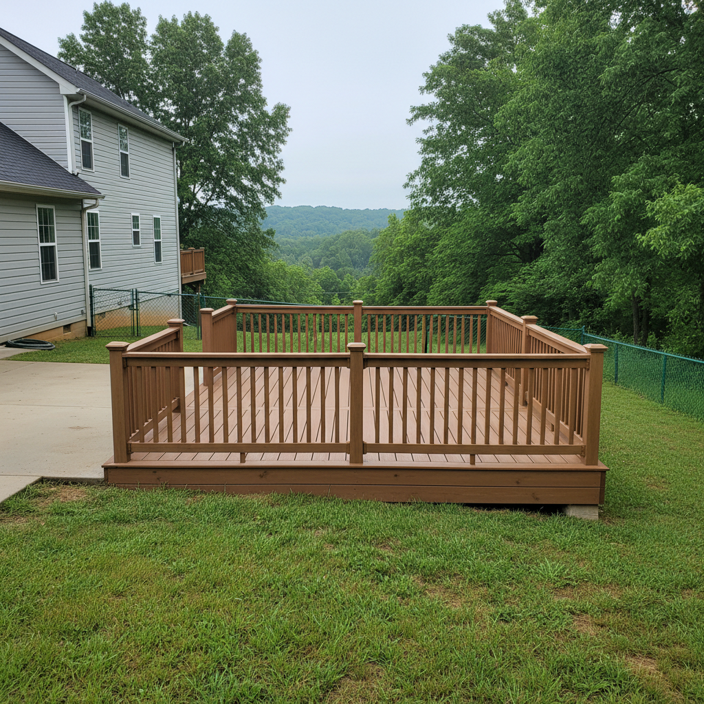 Deck Installation completed by New Look Deck Inc in Little Rock, AR