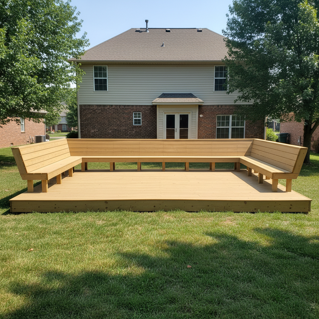 Deck Repair completed by New Look Deck Inc in Conway, AR