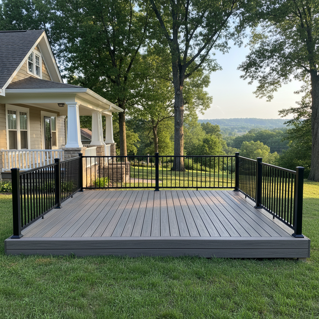 Deck Installation completed by New Look Deck Inc in Vilonia, AR